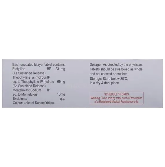 deriphyllin m tablet 10's